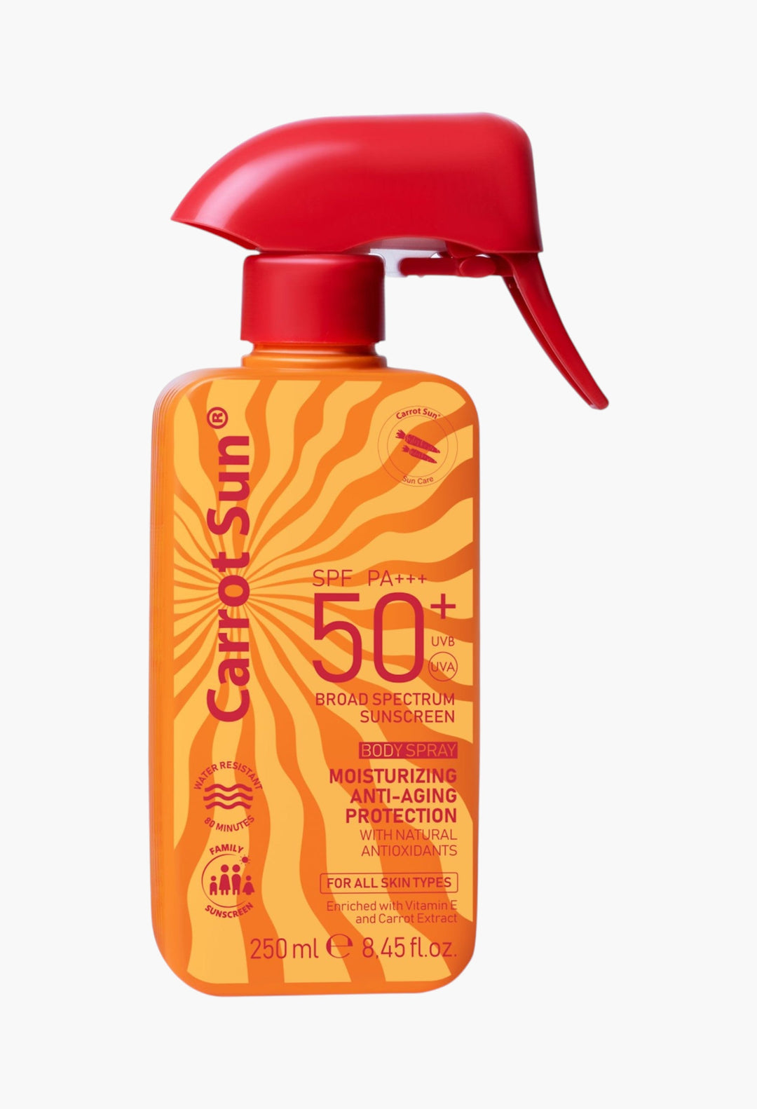 Sunscreen Carrot Sun – Family Pack Sunscreen SPF 50+ – Very High Protection And Water Resistant - GLAM MODA