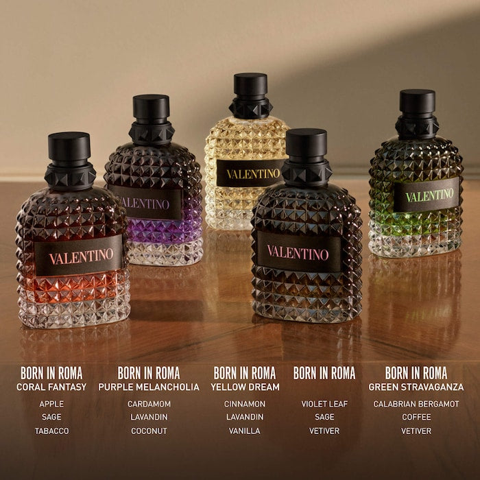 Uomo Born in Roma Purple Melancholia Eau de Toilette with Lavender