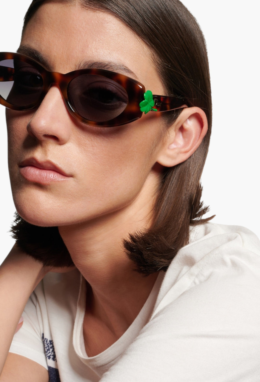 Dior Clover B1I Oval Sunglasses