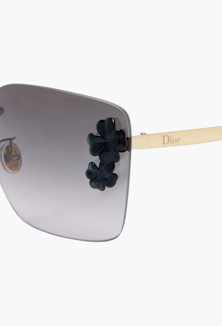 Dior Clover S2U Embellished Square Sunglasses