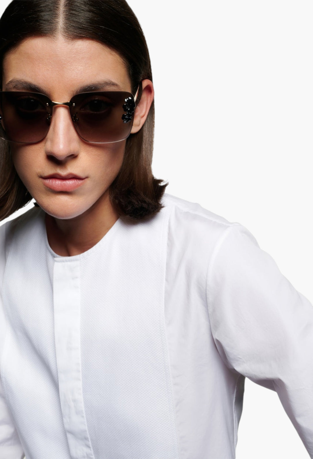Dior Clover S2U Embellished Square Sunglasses