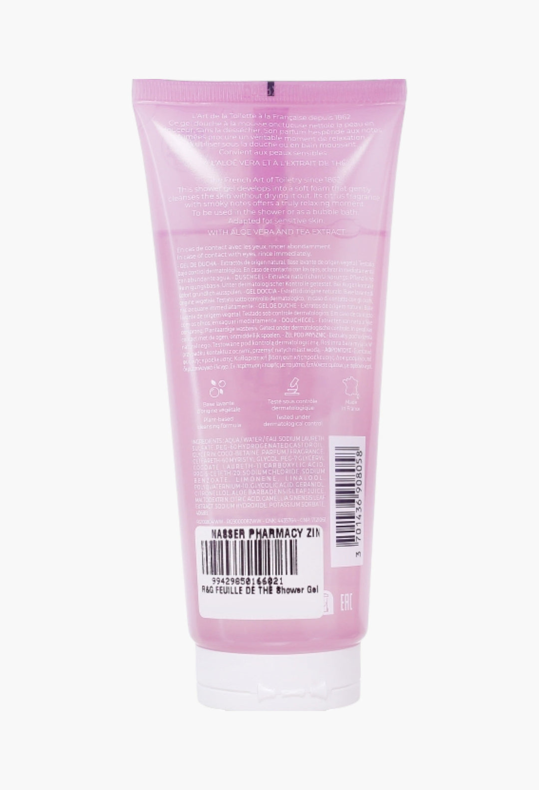 Feuille De Thé Shower Gel Rejuvenating Cleanser With Black Tea And Calabrian Lemon