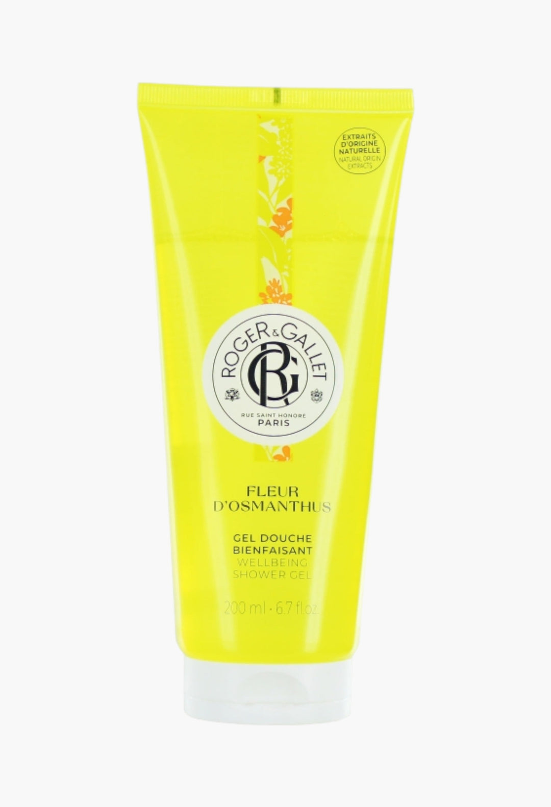 Fleur D'osmanthus Shower Gel Hydrating Cleanser With Osmanthus, Mandarin, And Benzoin