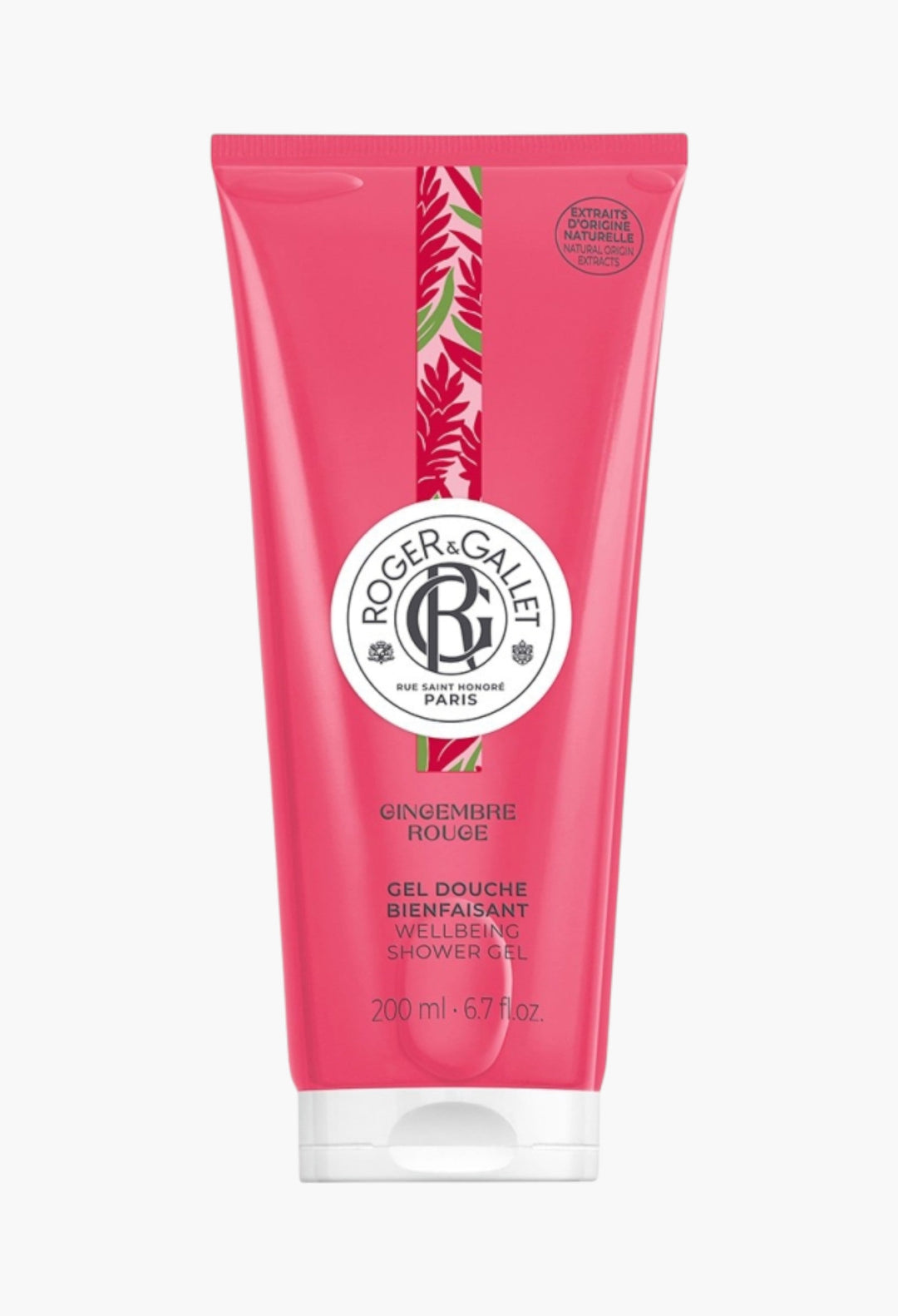 Gingembre Rouge Shower Gel Refreshing Ginger Aroma Light Foam