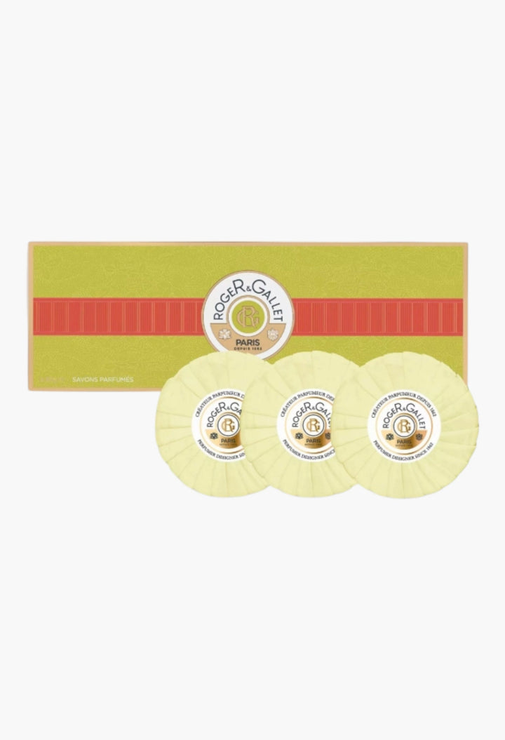 Fleur D'osmanthus Luxurious Perfumed Soap Trio - Moisture-rich Formula With Mandarin, Grapefruit, Benzoin