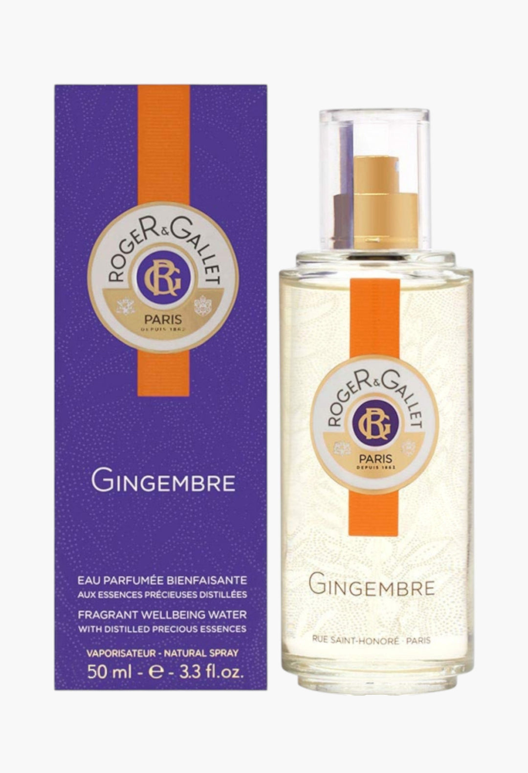 Gingembre Eau Fraîche Energizing Unisex Fragrance With Japanese Ginger