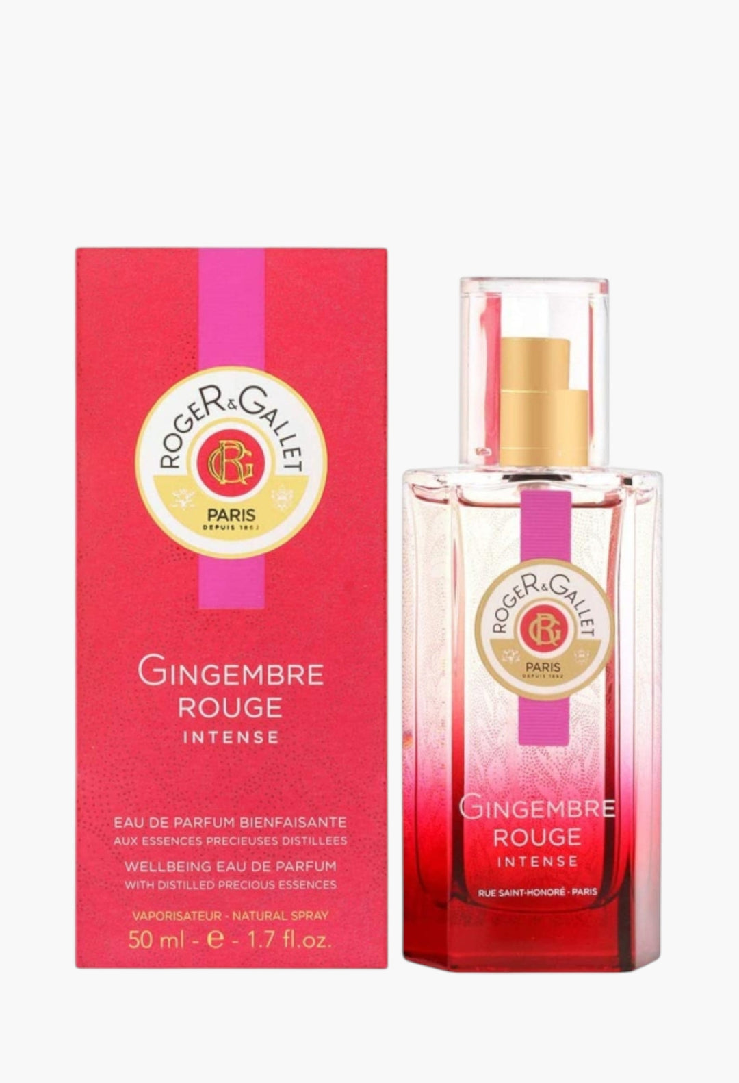 Gingembre Rouge Intense Edp Long-lasting Energizing Fragrance With Ginger And Iris