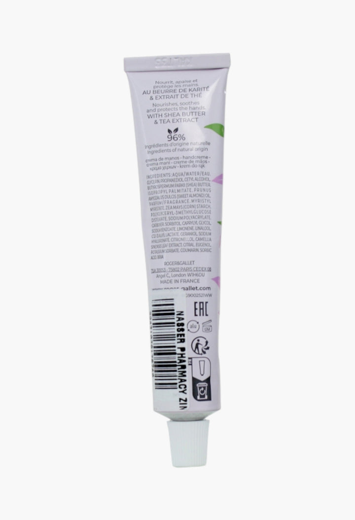 Feuille De Thé Hand Cream Nourishing Almond Oil & Black Tea 30ml - Hydrating Citrus Scent