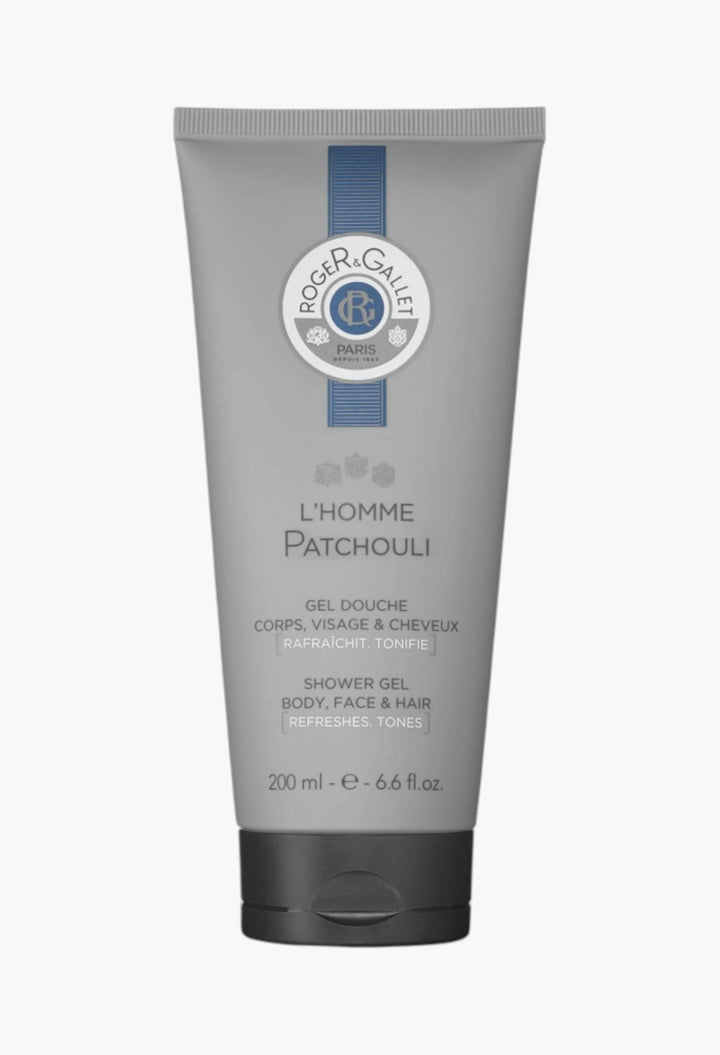 L'homme Patchouli Shower Gel Refreshing Plant-based Formula 200ml Aromatic Moisturizing