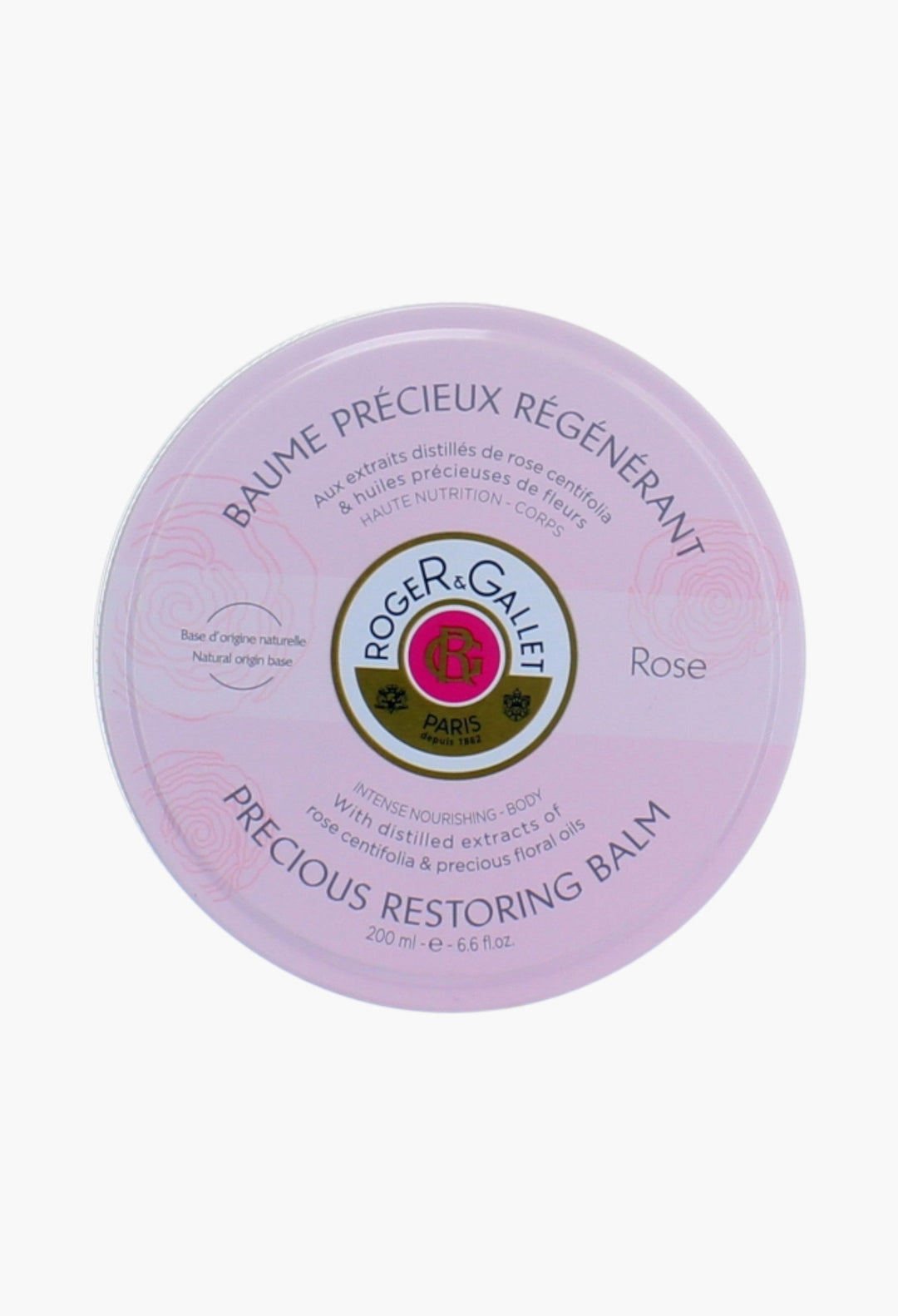 Rose Body Balm Hydrating & Firming With Rose Extract 200ml Floral Aroma
