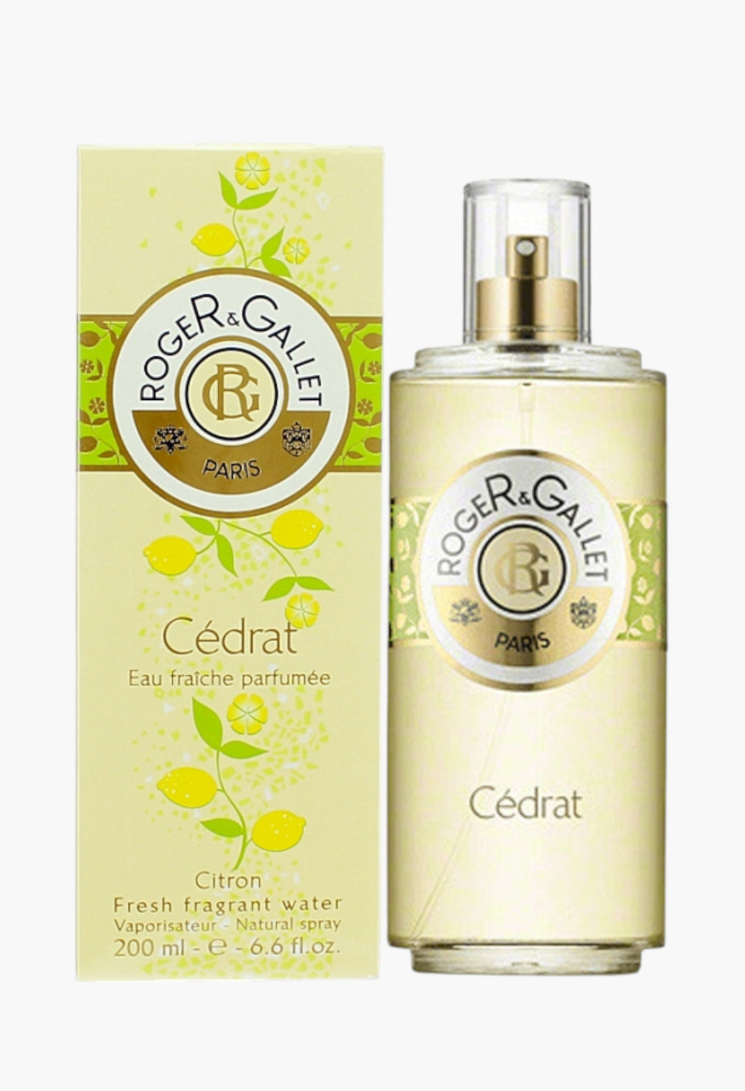 Cédrat Eau Fraîche Refreshing Citrus & Cedarwood Fragrance 200ml From Calabria