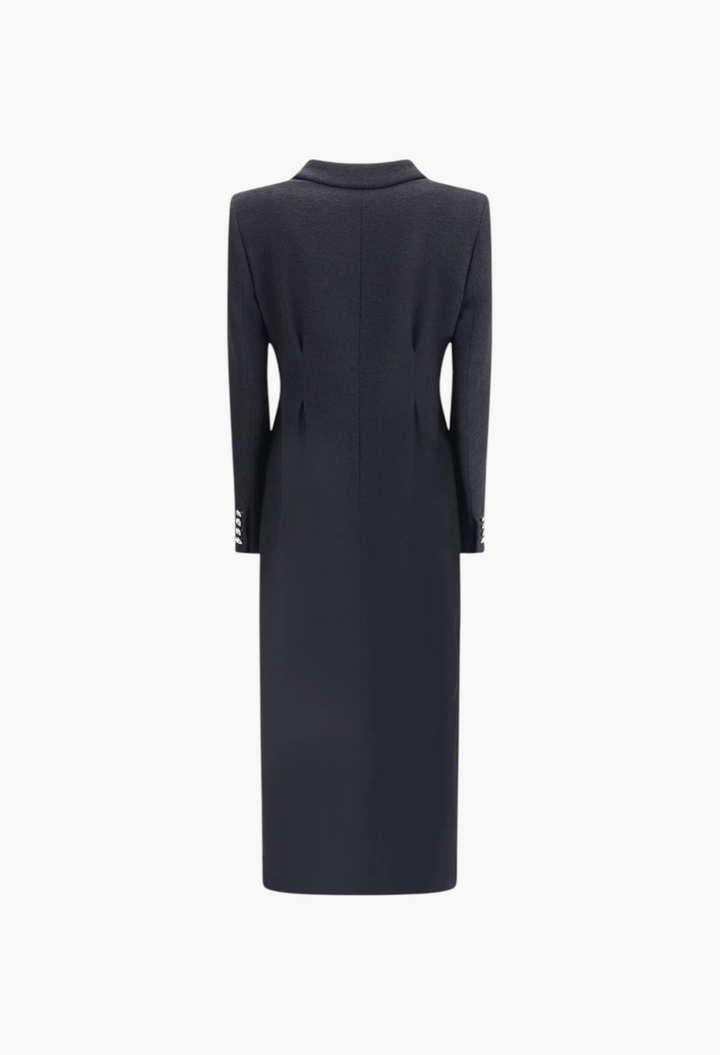 Tweed long Coat - GLAM MODA