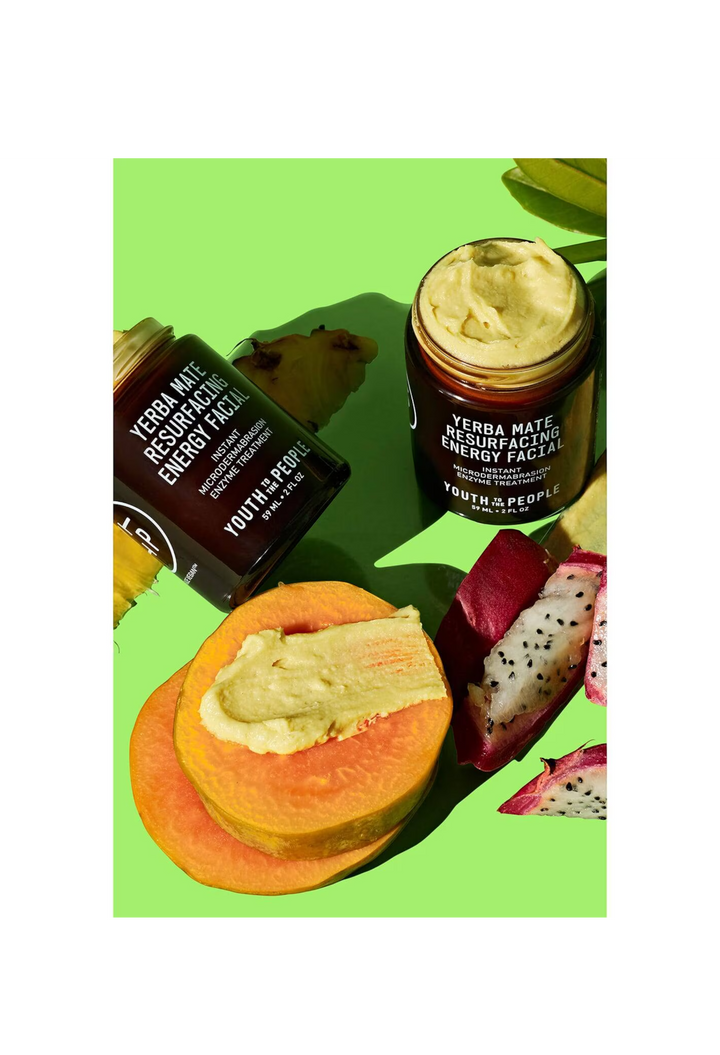 Yerba Mate Resurfacing Energy Facial - Exfoliating face care - GLAM MODA