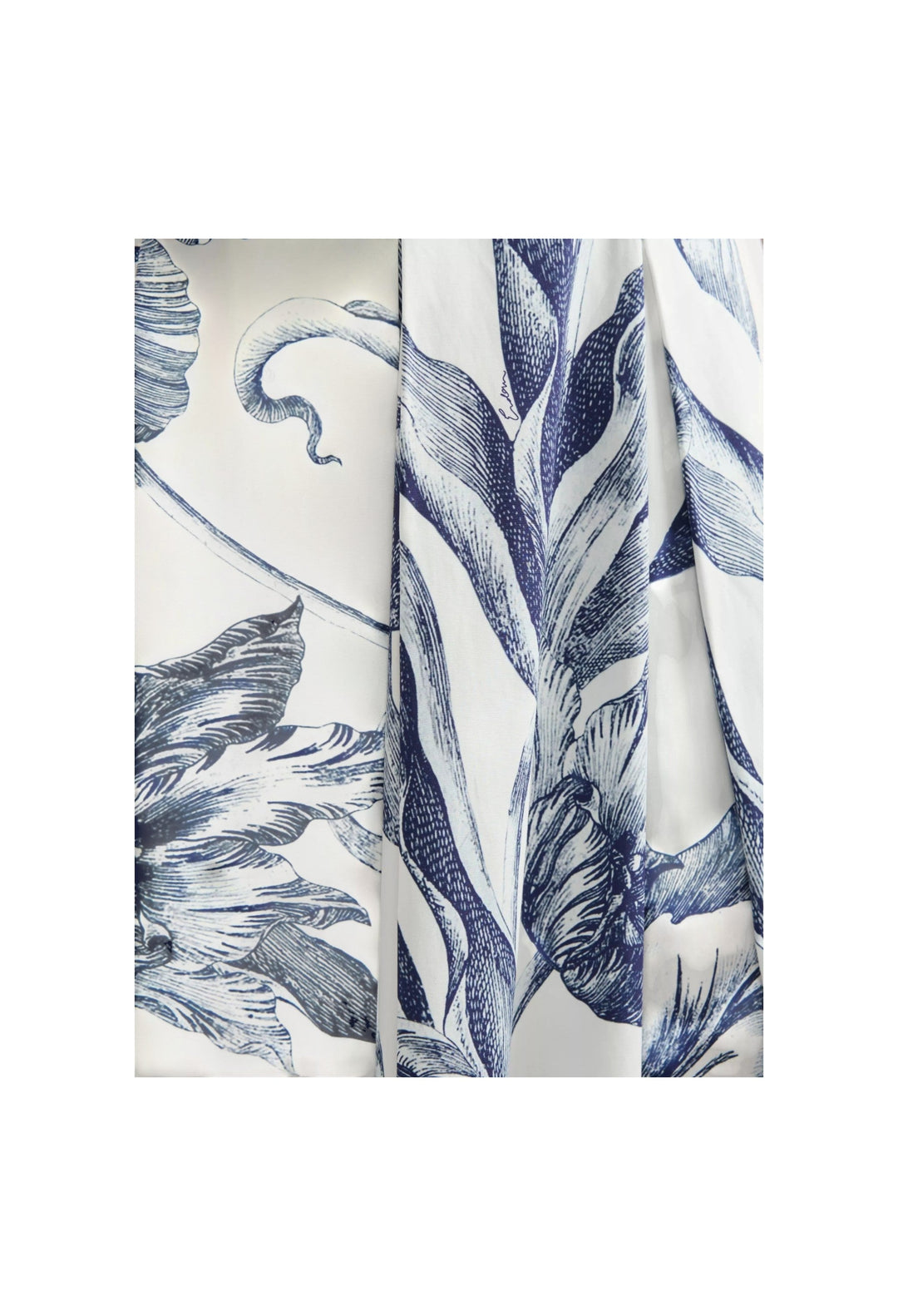 Floral Print Pleated Midi Skirt - GLAM MODA