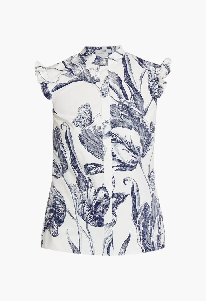 Floral print top - GLAM MODA