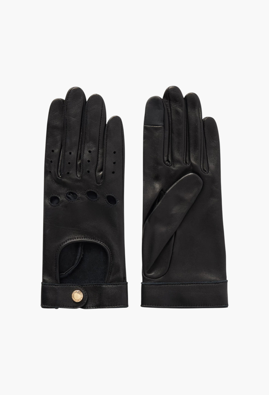 Rose Leather Gloves - GLAM MODA