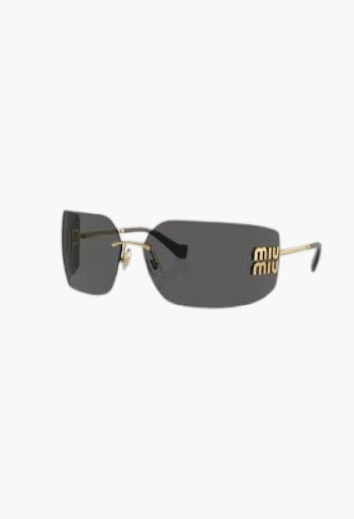 Logo Rectangular Sunglasses