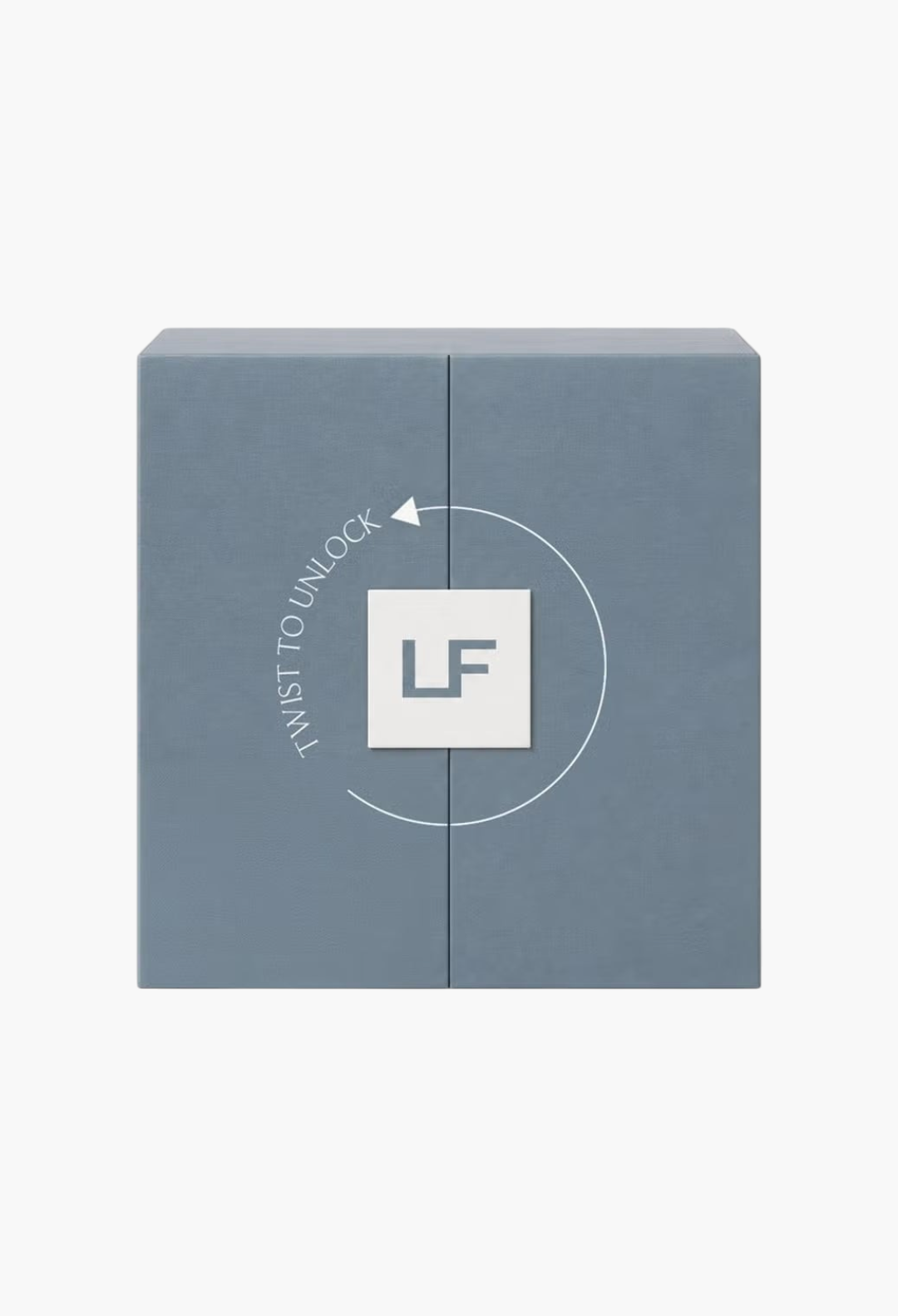 GLAM MODA grooming advent calendar in a blue box with a central LF logo twist-to-unlock mechanism