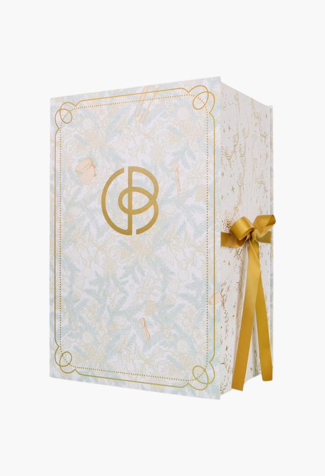 GLAM MODA Cult Beauty Advent Calendar Special Edition with intricate botanical illustrations and a gold ribbon tie.