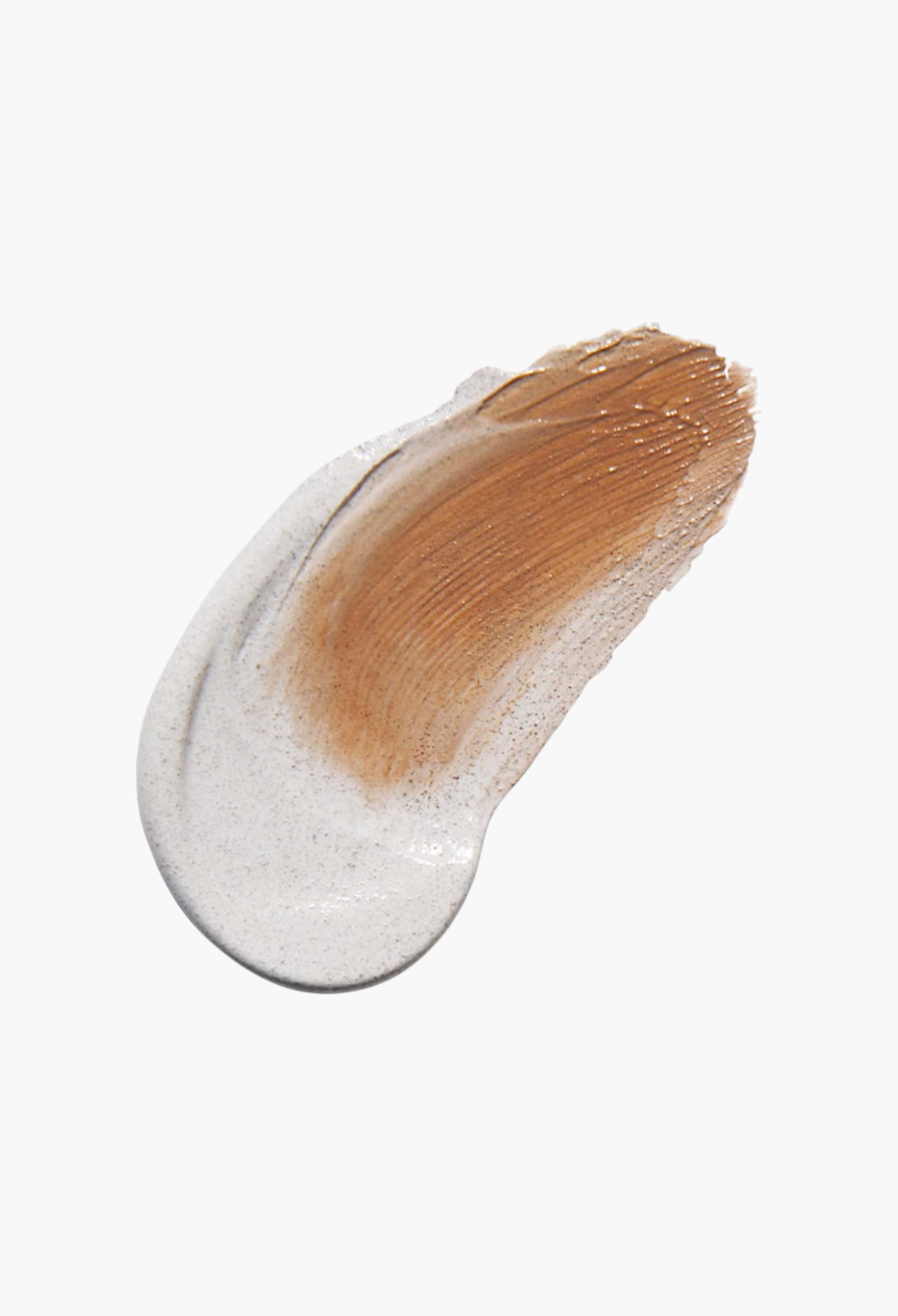 GLAM MODA Erborian CC Cream Porcelain swatch showing transition from white cream to blended beige pigment