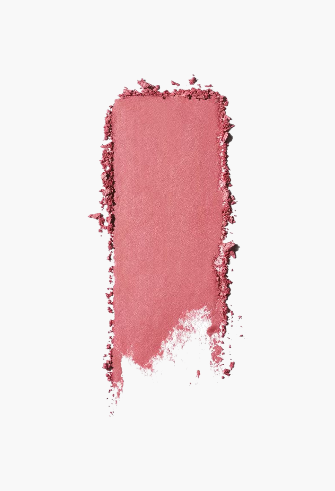 GLAM MODA Saie SuperSuede Radiant Blush powder swatch in a soft pink shade with a smooth, pigmented finish.