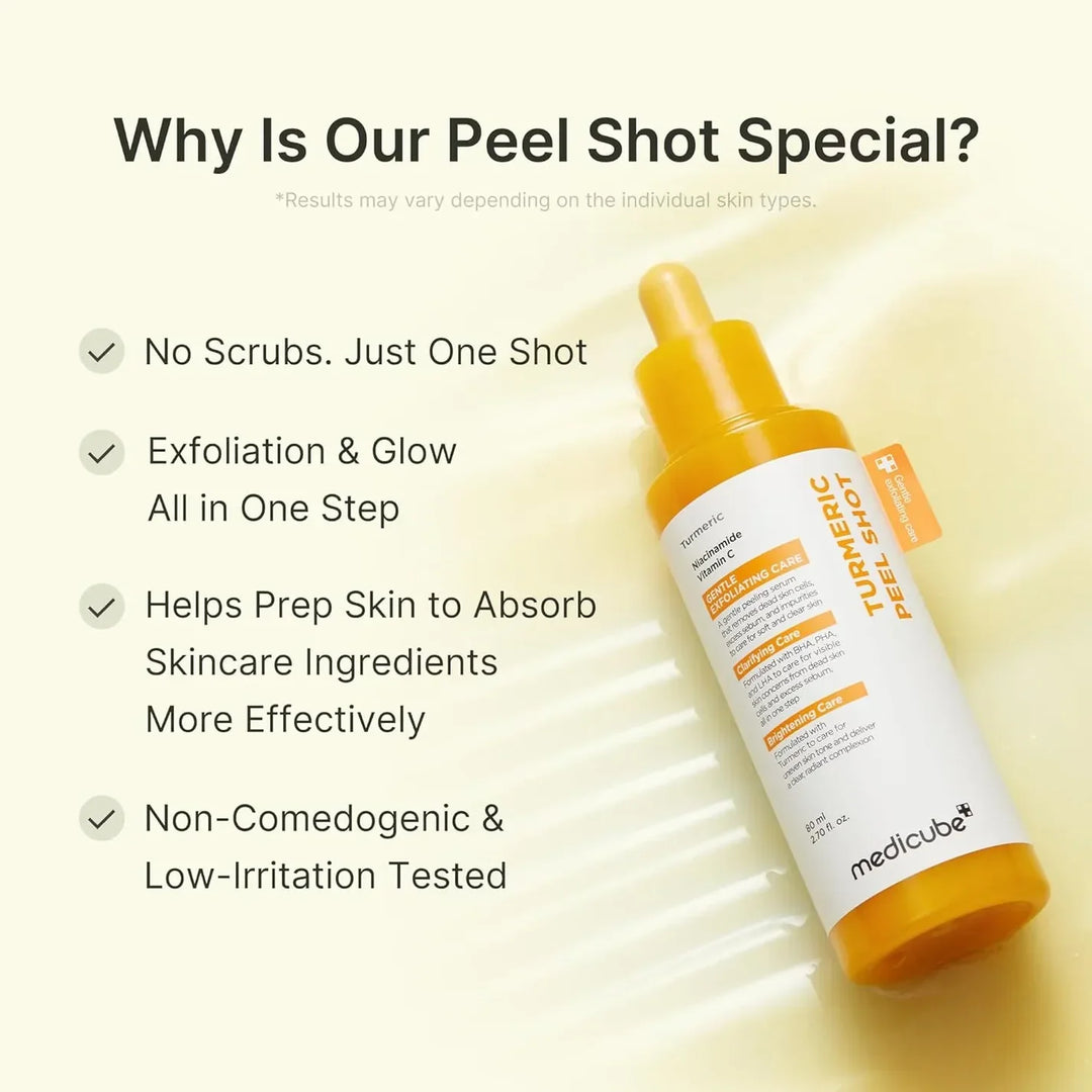 Kojic Acid Turmeric Peel Shot - GLAM MODA