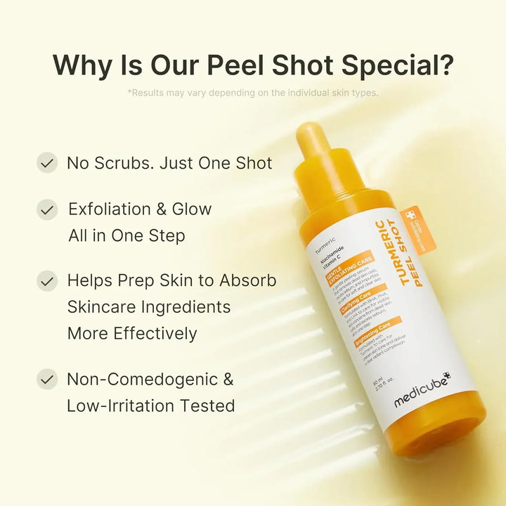 Kojic Acid Turmeric Peel Shot - GLAM MODA