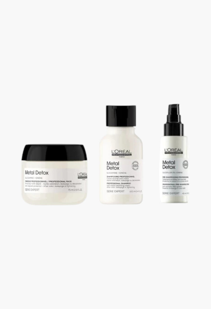 Metal Detox Travel Kit + Exclusive Toiletry Bag - GLAM MODA