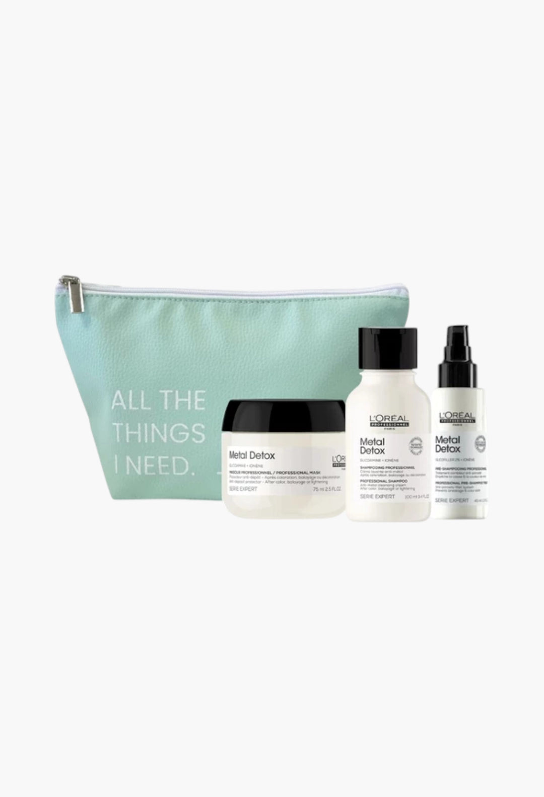 Metal Detox Travel Kit + Exclusive Toiletry Bag - GLAM MODA