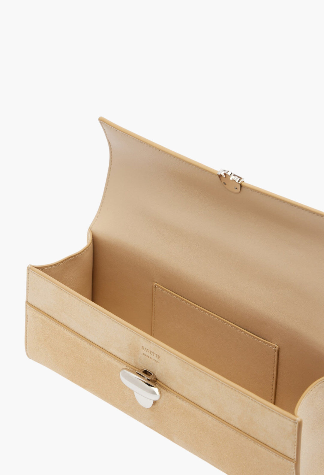 Symmetry Slim Suede Top-Handle Bag - GLAM MODA