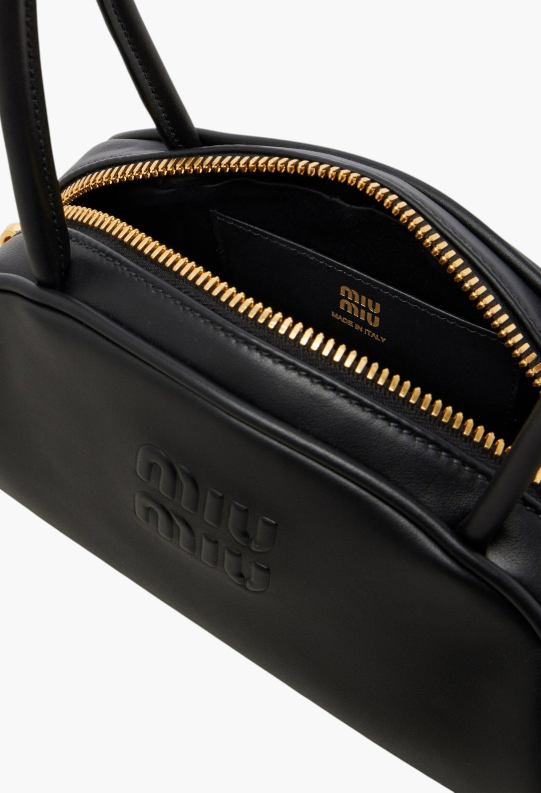 Beau Small Leather Bowling Bag - GLAM MODA