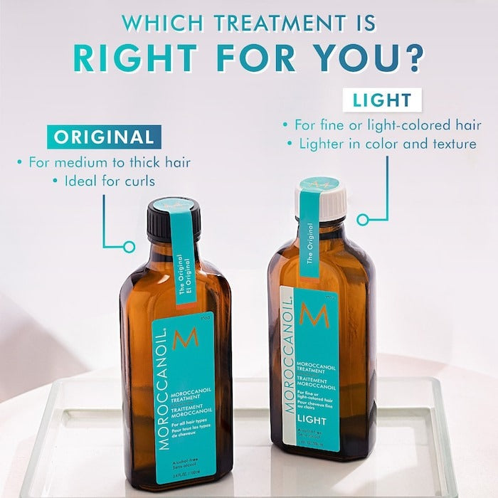Moroccanoil Treatment Light Hair Oil for Fine Hair - GLAM MODA