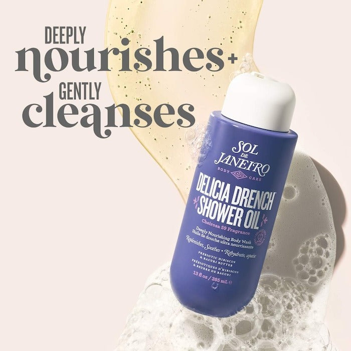 Delícia Drench™ Moisturizing Shower Oil for Dry Skin - GLAM MODA