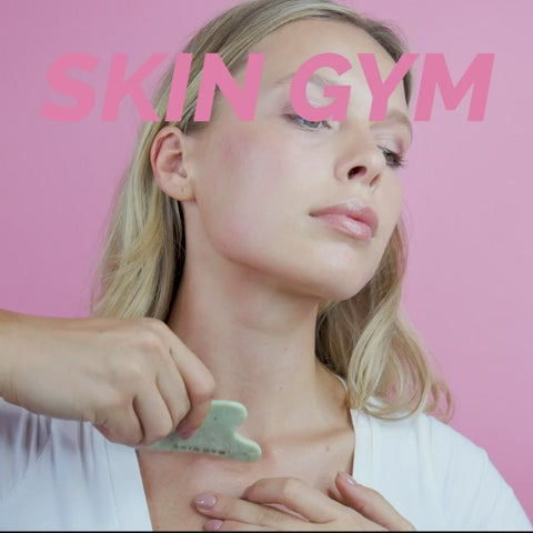 Jade Sculpty Heart Gua Sha Tool