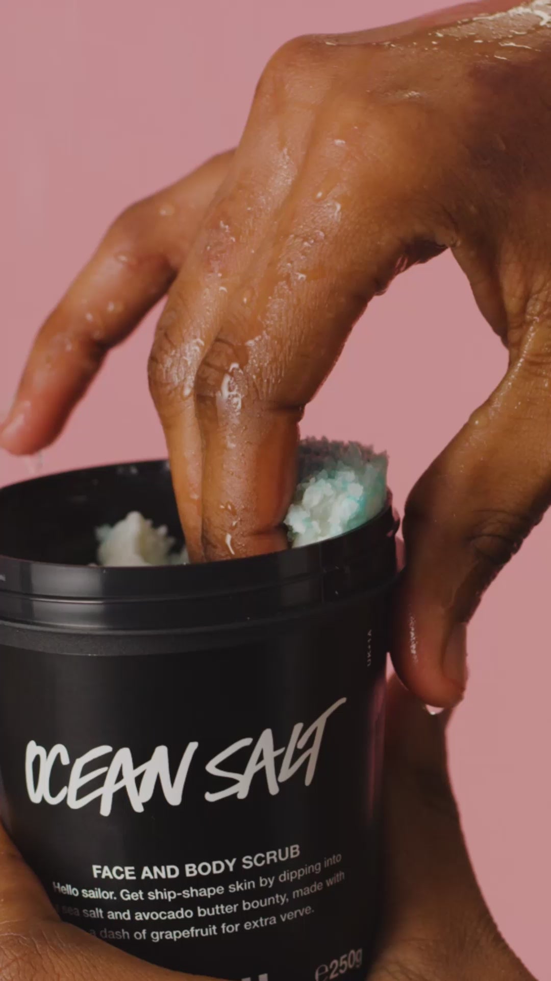 Ocean Salt Self-Preserving And Alcohol-Free - Face And Body Scrub