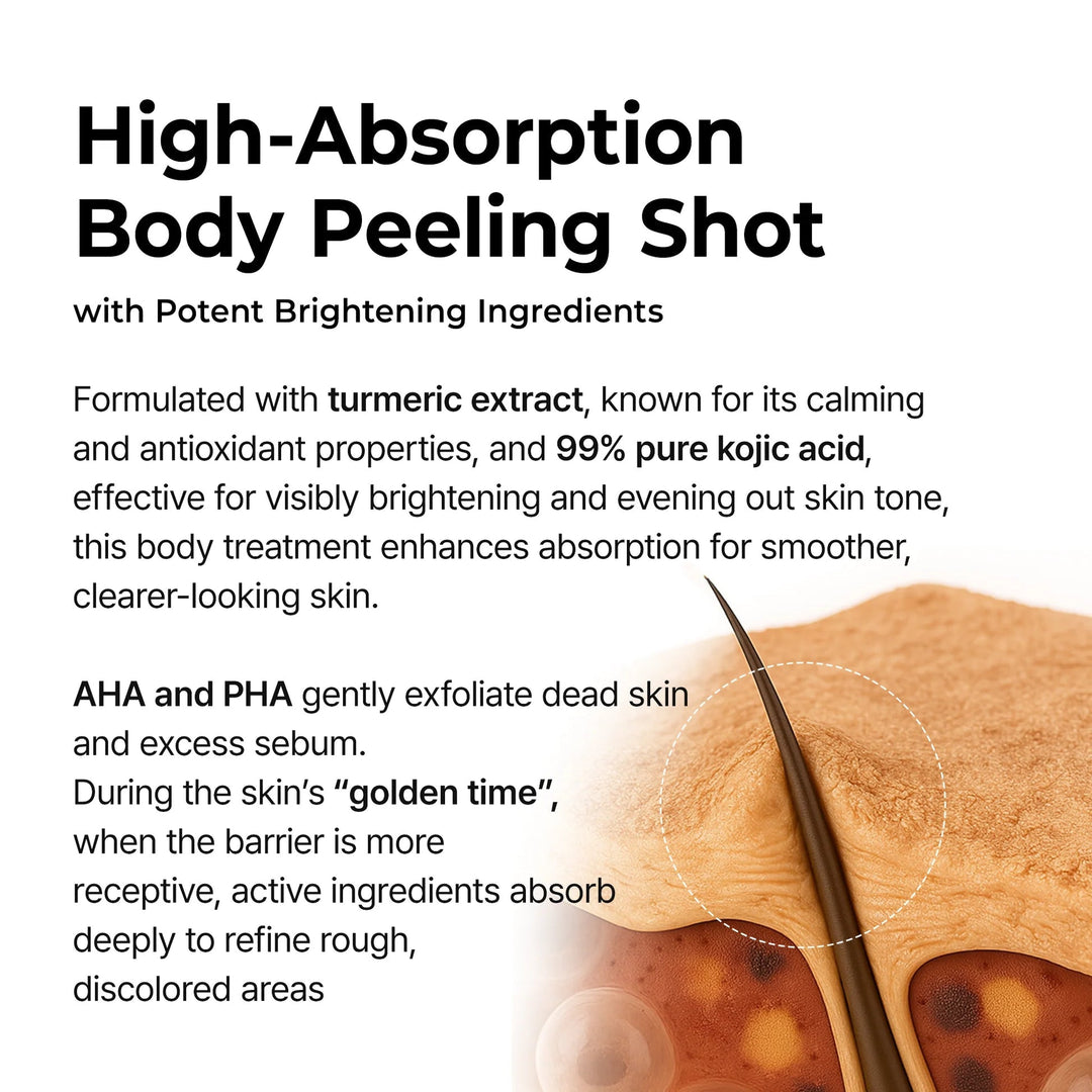 Peel Shot Exfoliating Kojic Acid Turmeric Spray - GLAM MODA