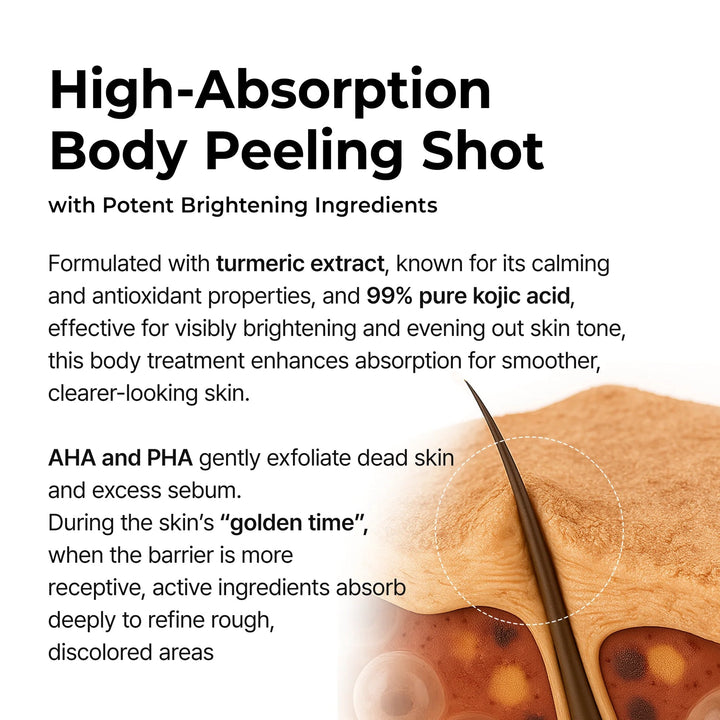Peel Shot Exfoliating Kojic Acid Turmeric Spray - GLAM MODA