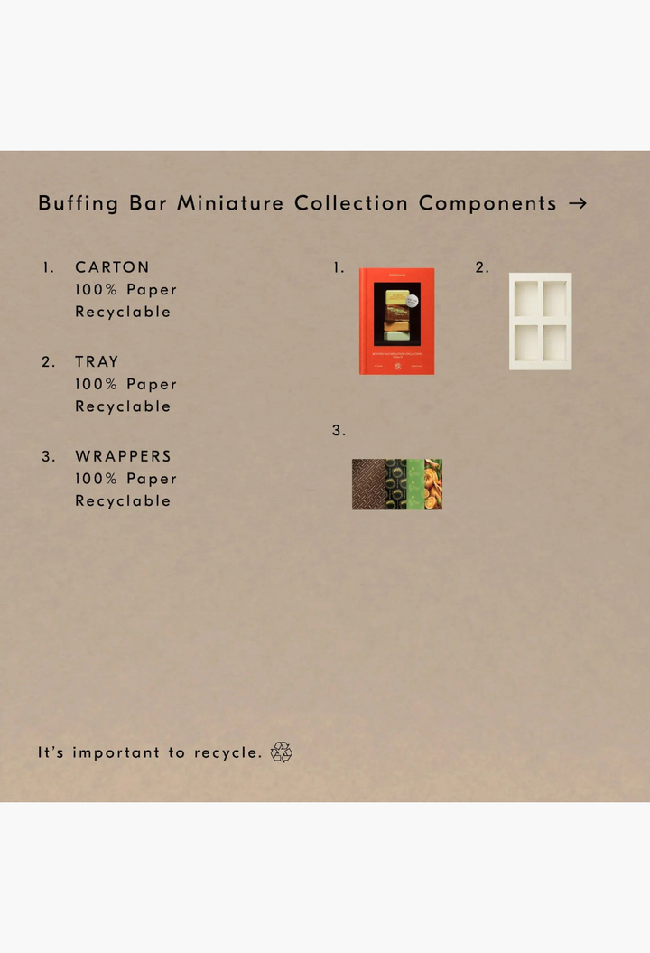 Soft Services Buffing Bar Miniature Collection: Volume II (4 mini bars), Body Gift Set