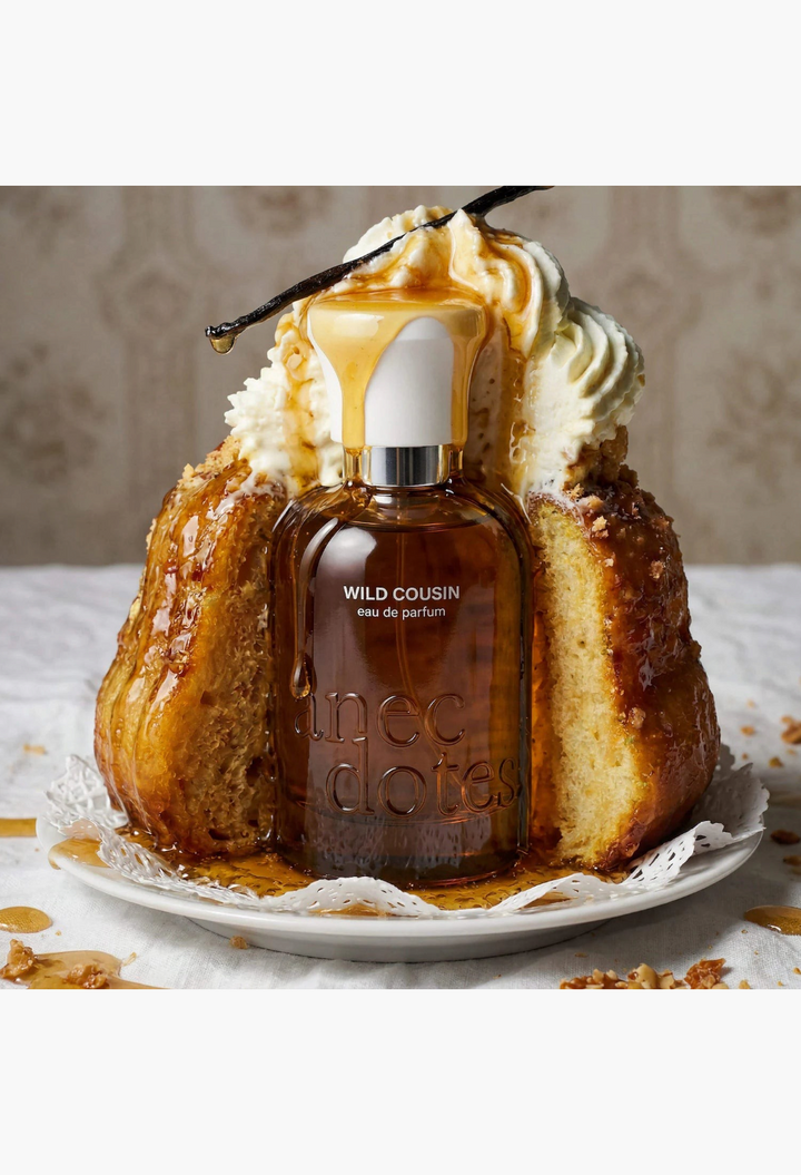 Anecdotes by Artists Wild Cousin Eau de Parfum Travel Spray with Rum Cake