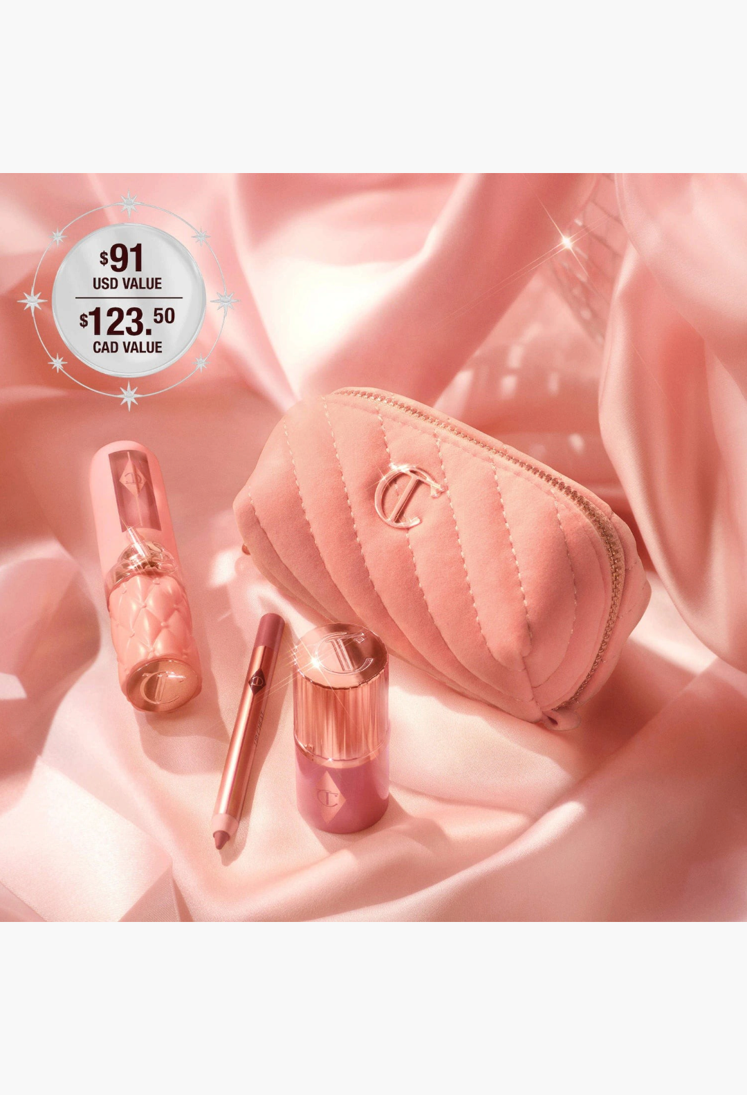Charlotte Tilbury Pillow Talk Everyday Icons Lip & Cheek Makeup Gift Set