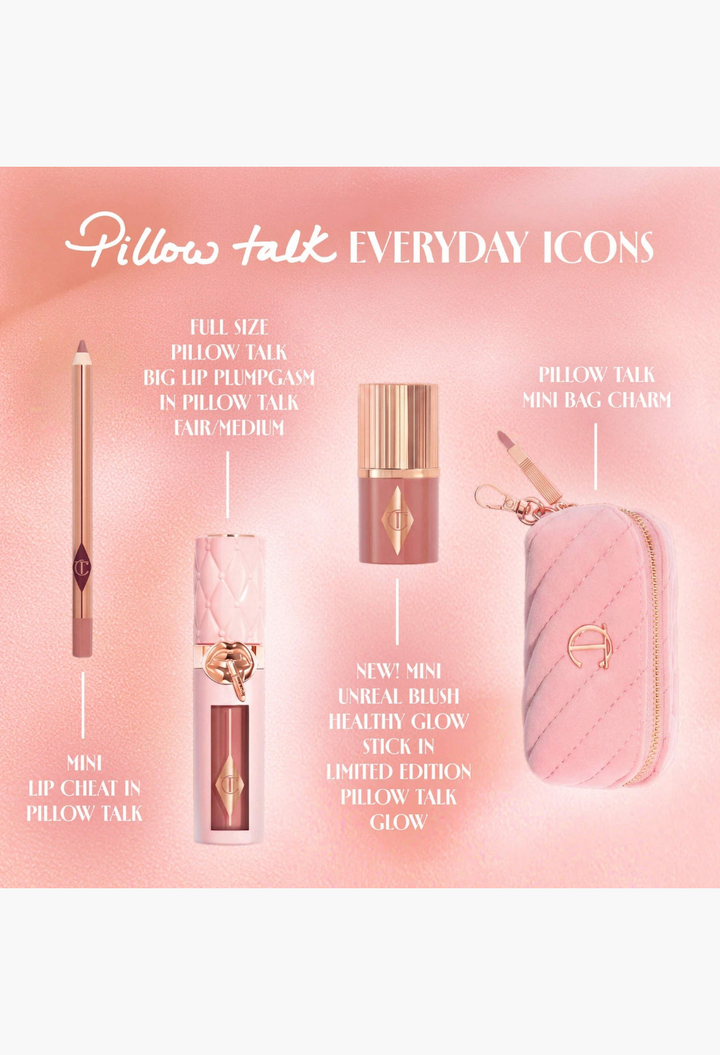 Charlotte Tilbury Pillow Talk Everyday Icons Lip & Cheek Makeup Gift Set