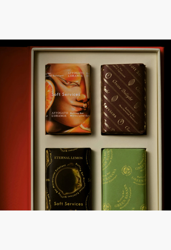Soft Services Buffing Bar Miniature Collection: Volume II (4 mini bars), Body Gift Set