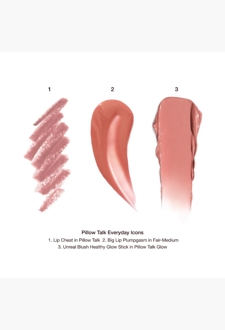 Charlotte Tilbury Pillow Talk Everyday Icons Lip & Cheek Makeup Gift Set