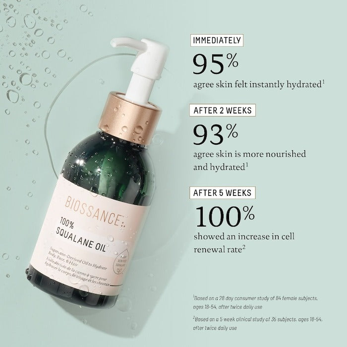 100% Sugarcane Squalane Oil - GLAM MODA