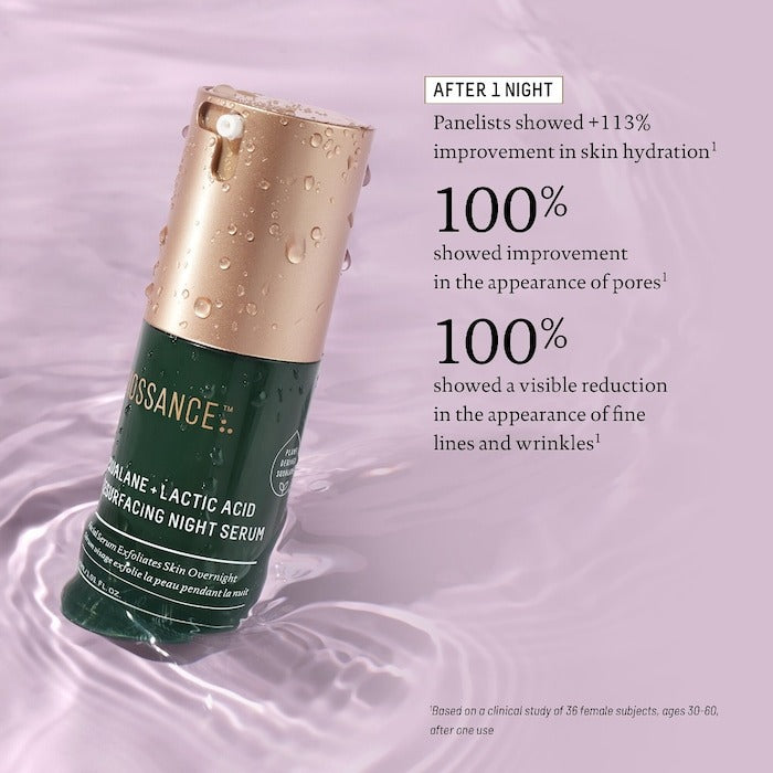 Squalane + 10% Lactic Acid Resurfacing Serum - GLAM MODA