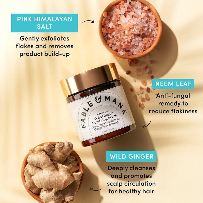 SahaScalp Wild Ginger Purifying Scrub - GLAM MODA