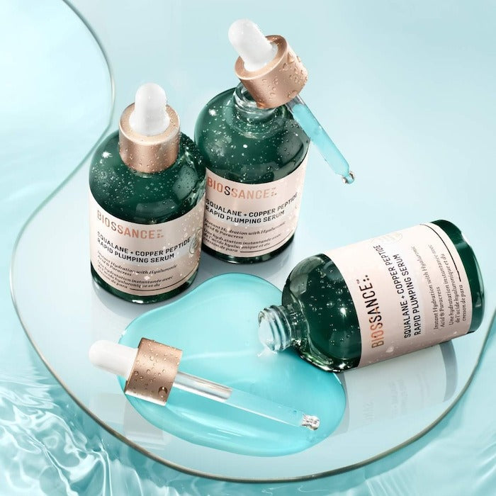 Copper Peptide Rapid Plumping & Hydrating Serum with Hyaluronic Acid + Squalane - GLAM MODA