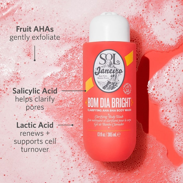 Bom Dia Bright™ Clarifying AHA BHA Body Wash - GLAM MODA