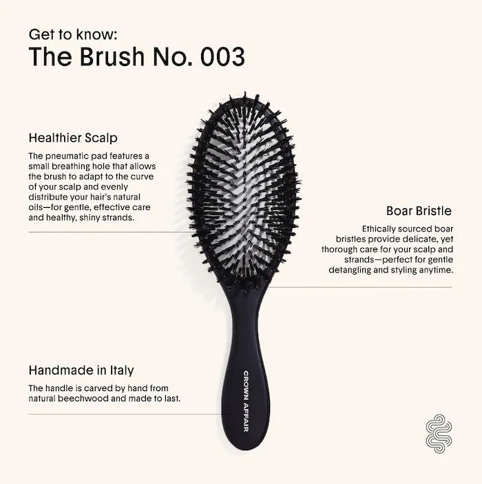 The Boar Hair Brush No. 003 for Fine, Thin Hair - GLAM MODA