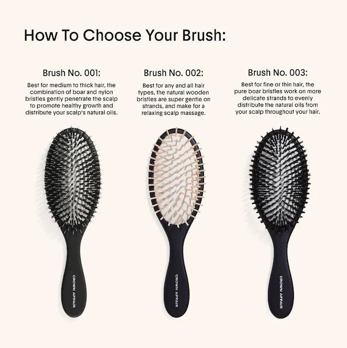 The Boar Hair Brush No. 003 for Fine, Thin Hair - GLAM MODA